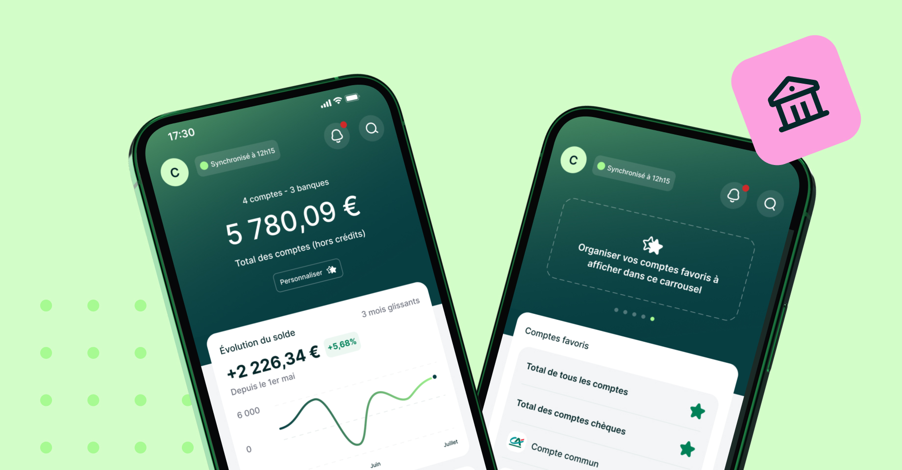 Visuel article de blog compte épargne Screens application Linxo Lab